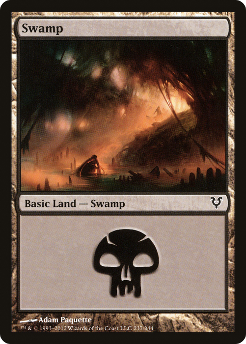 Swamp (AVR-237) - common - Foil