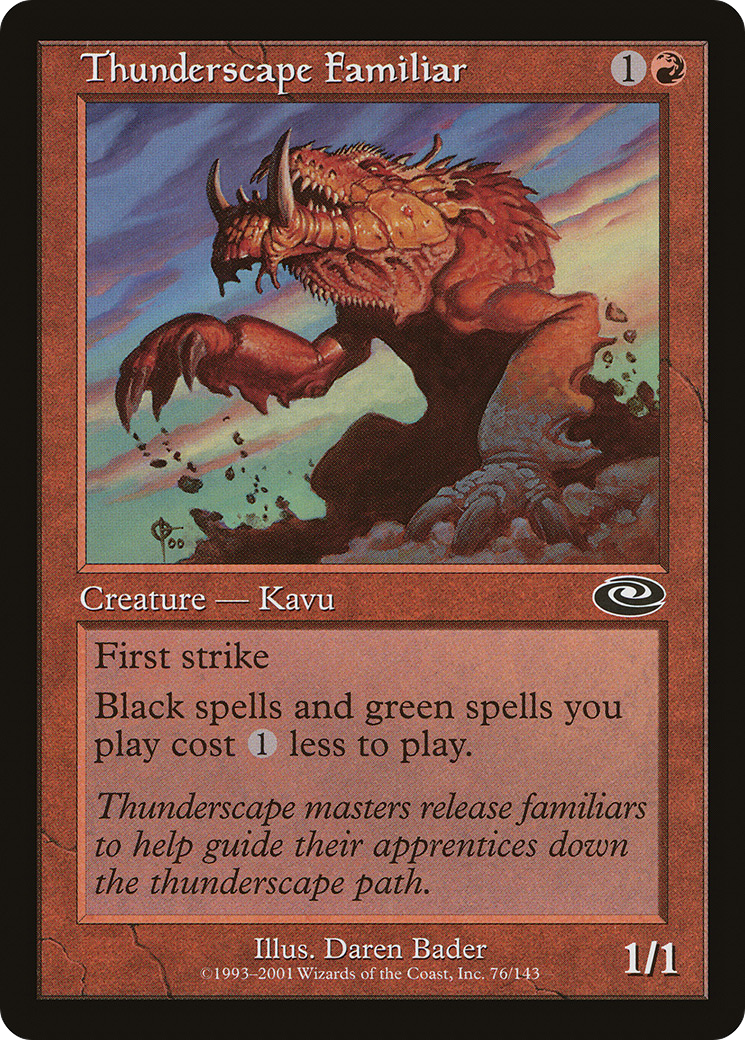 Thunderscape Familiar (PLS-076) - common