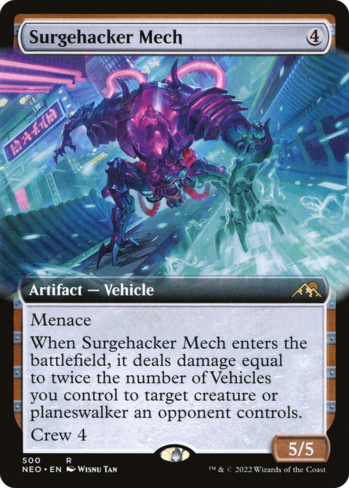 Surgehacker Mech (NEO-500) - rare: (Extended Art)