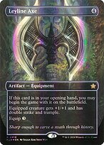 Leyline Axe (FDN-414) - rare (Borderless) - Foil