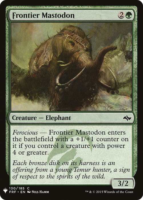 Frontier Mastodon (LIST-FRF-130) - common