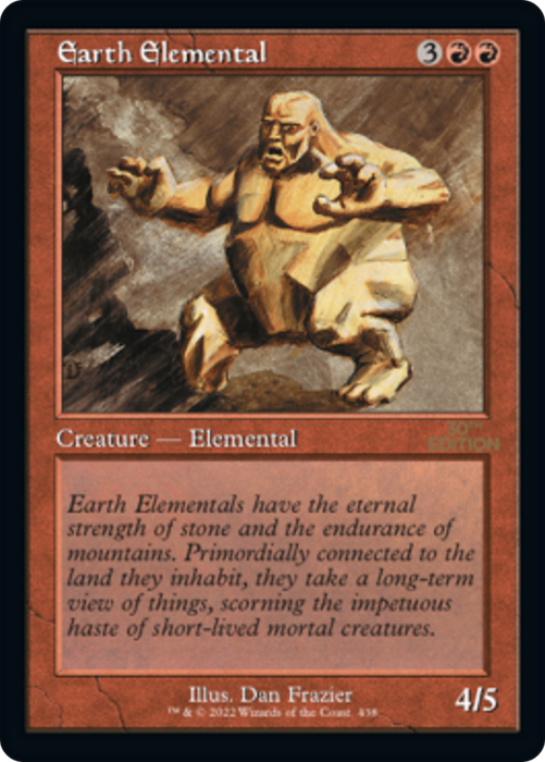 Earth Elemental (30A-438) - uncommon