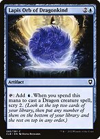 Lapis Orb of Dragonkind (CLB-082) - common - Foil