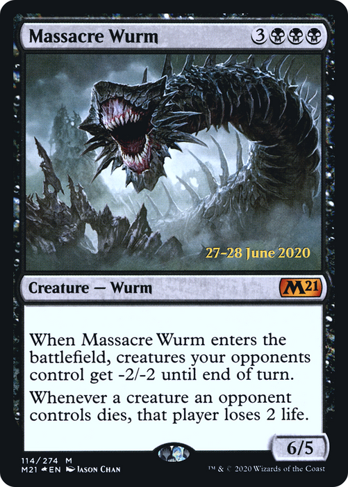 Massacre Wurm (PRE-114S) - mythic - Foil