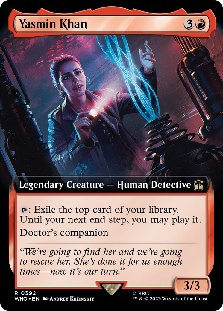 Yasmin Khan (WHO-392) - rare: (Extended Art)