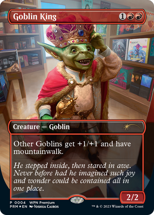 Goblin King (WPN-004) - rare (Borderless) - Foil