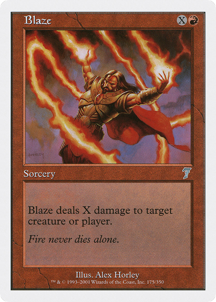 Blaze (7ED-175) - uncommon