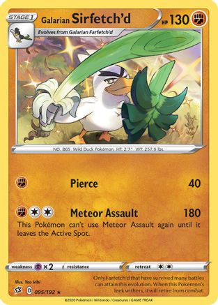 Galarian Sirfetch'd (095/192) - DE  - Rare