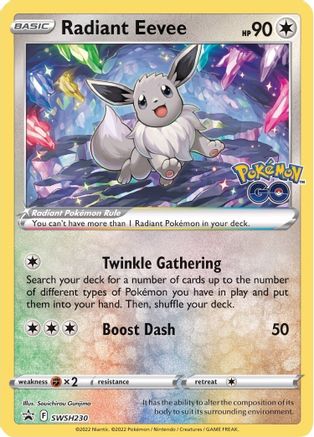 Radiant Eevee (SWSH230) - SSSPC  - Promo - Holofoil
