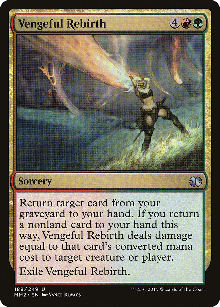 Vengeful Rebirth (MM2-188) - uncommon - Foil