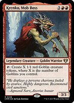 Krenko, Mob Boss (CMM-238) - rare - Foil