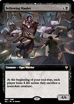 Bellowing Mauler (PRM-99853) - rare