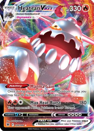 Heatran VMAX (026/189) - SAR  - Ultra Rare - Holofoil