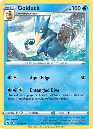 Golduck (029/189) - SAR  - Uncommon