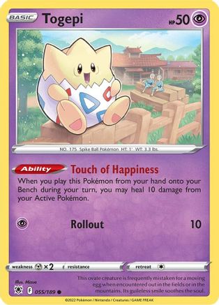 Togepi (055/189) - SAR  - Common - Reverse Holofoil
