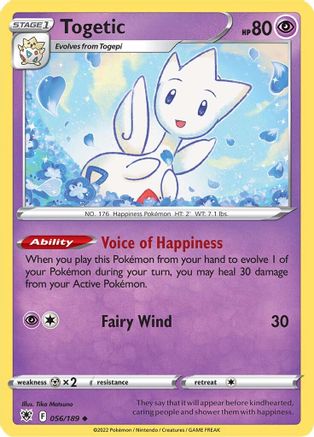 Togetic (056/189) - SAR  - Uncommon - Reverse Holofoil
