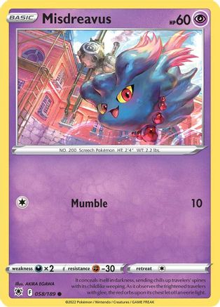 Misdreavus (058/189) - SAR  - Common