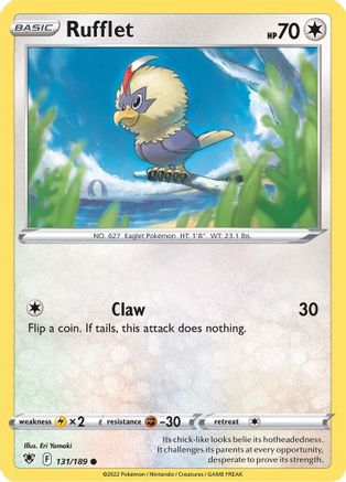 Rufflet (131/189) - SAR  - Common - Reverse Holofoil