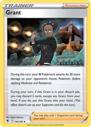 Grant (144/189) - SAR  - Uncommon - Reverse Holofoil