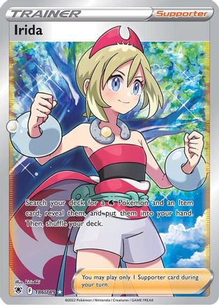 Irida (Full Art) (186/189) - SAR  - Ultra Rare - Holofoil