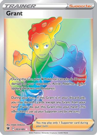 Grant (Secret) (203/189) - SAR  - Secret Rare - Holofoil