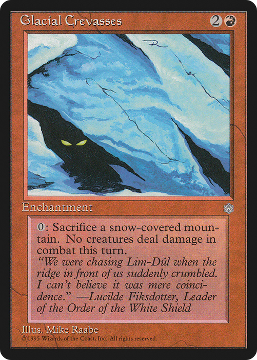 Glacial Crevasses (ICE-187) - rare
