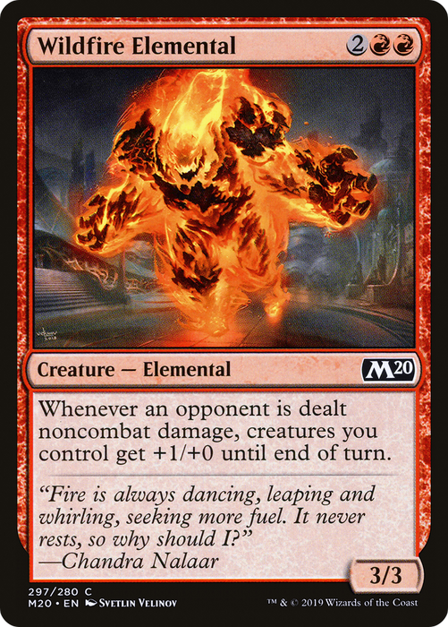 Wildfire Elemental (M20-297) - common