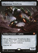 Phyrexian Triniform (CMR-697) - mythic: (Extended Art)