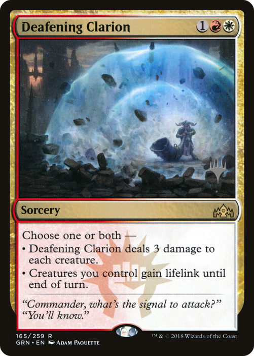 Deafening Clarion (PPTHB-165P) - rare - Foil