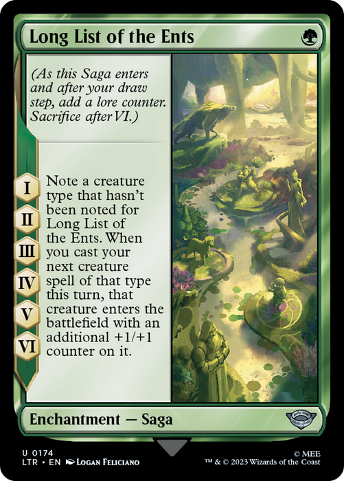 Long List of the Ents (LTR-174) - uncommon