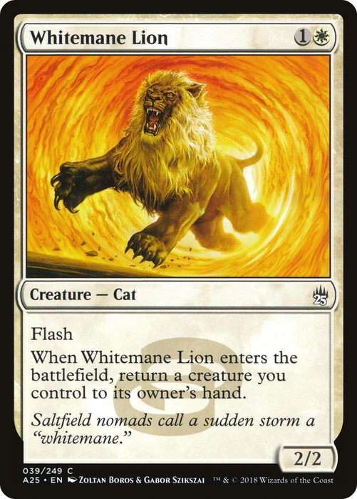 Whitemane Lion (A25-039) - common