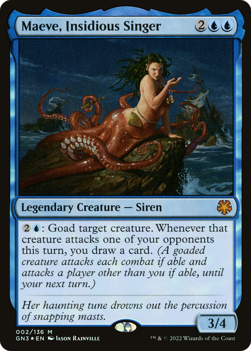 Maeve, Insidious Singer (GN3-002) - mythic - Foil