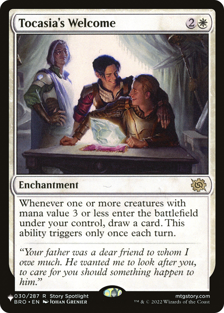Tocasia's Welcome (LIST-BRO-30) - rare