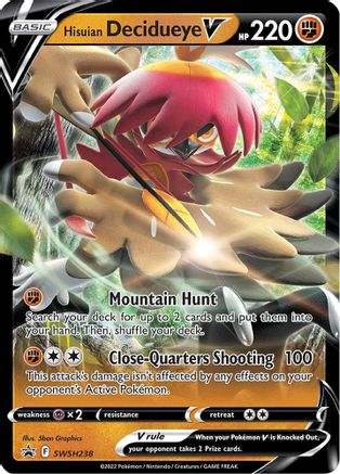 Hisuian Decidueye V (SWSH238) - SSSPC  - Promo - Holofoil