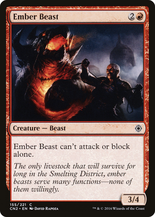 Ember Beast (CN2-155) - common - Foil