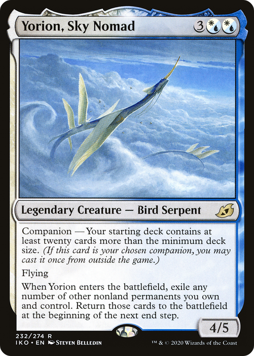 Yorion, Sky Nomad (IKO-232) - rare: (companion) - Foil
