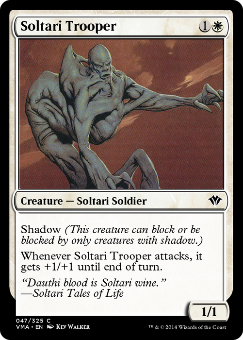 Soltari Trooper (VMA-047) - common - Foil
