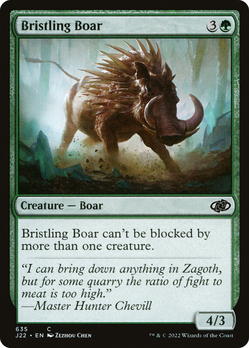 Bristling Boar (J22-635) - common
