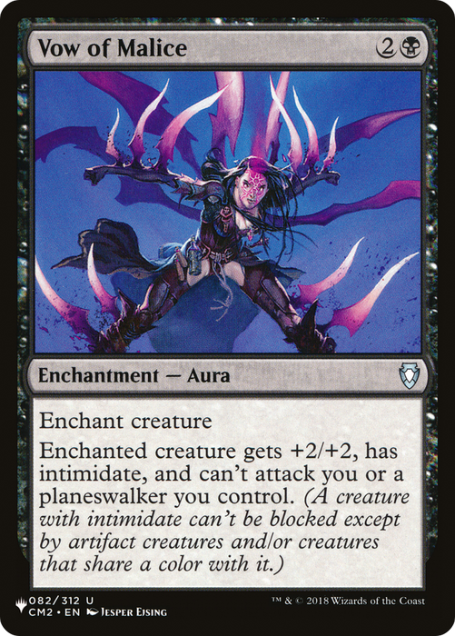 Vow of Malice (LIST-CM2-82) - uncommon