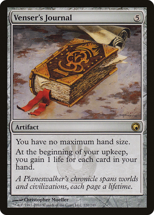 Venser's Journal (SOM-220) - rare