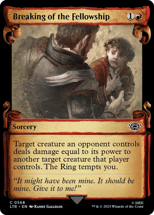 Breaking of the Fellowship (LTR-568) - common: (Showcase)