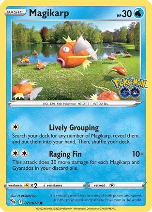 Magikarp (021/078) - PG  - Common
