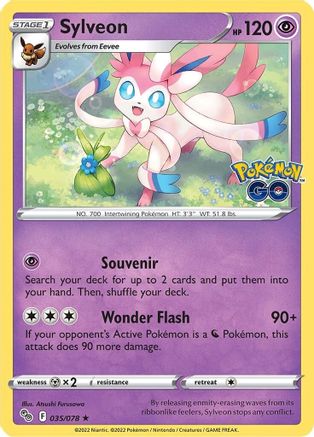 Sylveon (035/078) - PG  - Holo Rare - Reverse Holofoil