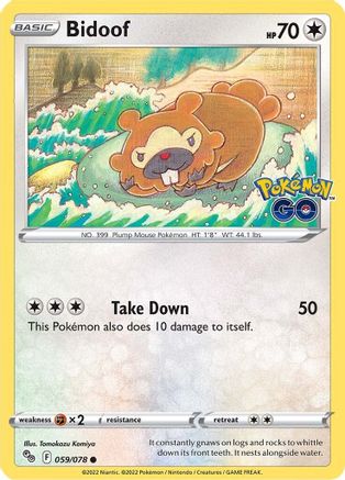Bidoof (059/078) - PG  - Common