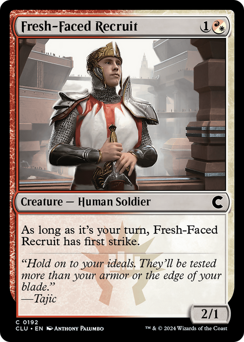 Fresh-Faced Recruit (CLU-192) - common