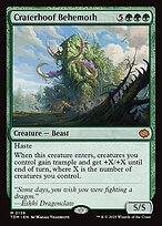 Craterhoof Behemoth (TDM-138) - mythic - Foil