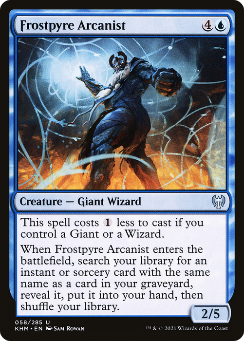 Frostpyre Arcanist (KHM-058) - uncommon