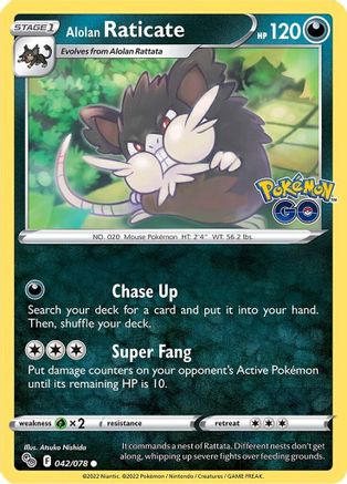 Alolan Raticate (042/078) - PG  - Common