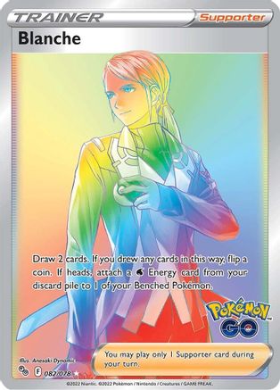 Blanche (Secret) (082/078) - PG  - Secret Rare - Holofoil