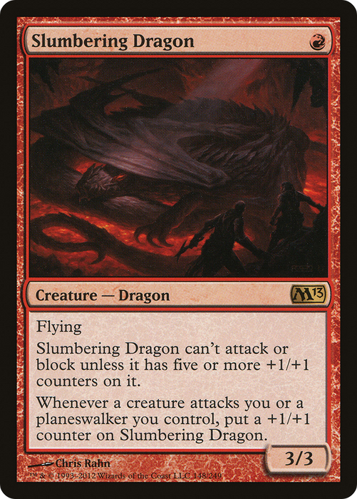 Slumbering Dragon (M13-148) - rare - Foil
